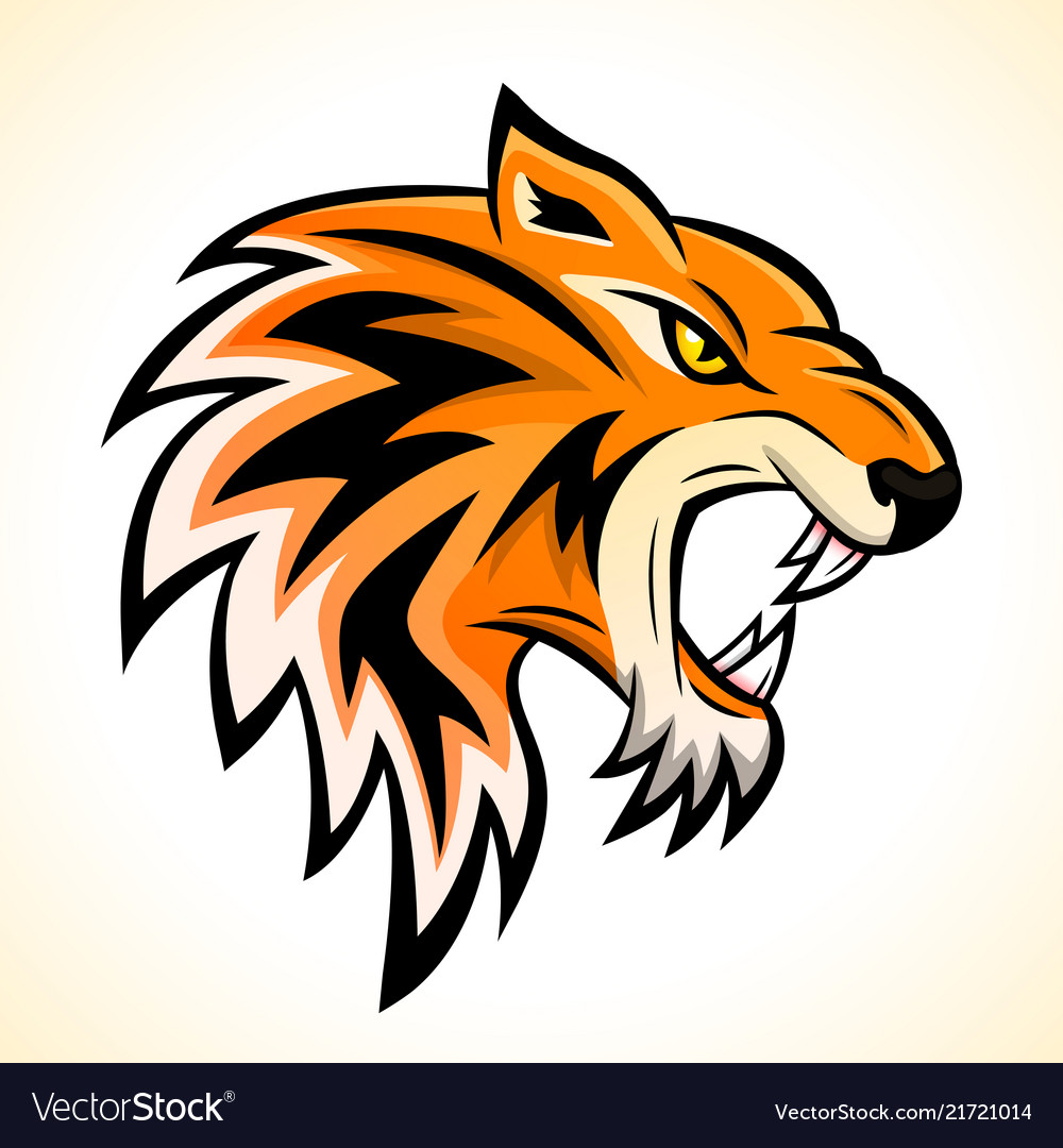 Tiger head mascot concept vector image Tiger head mascot concept