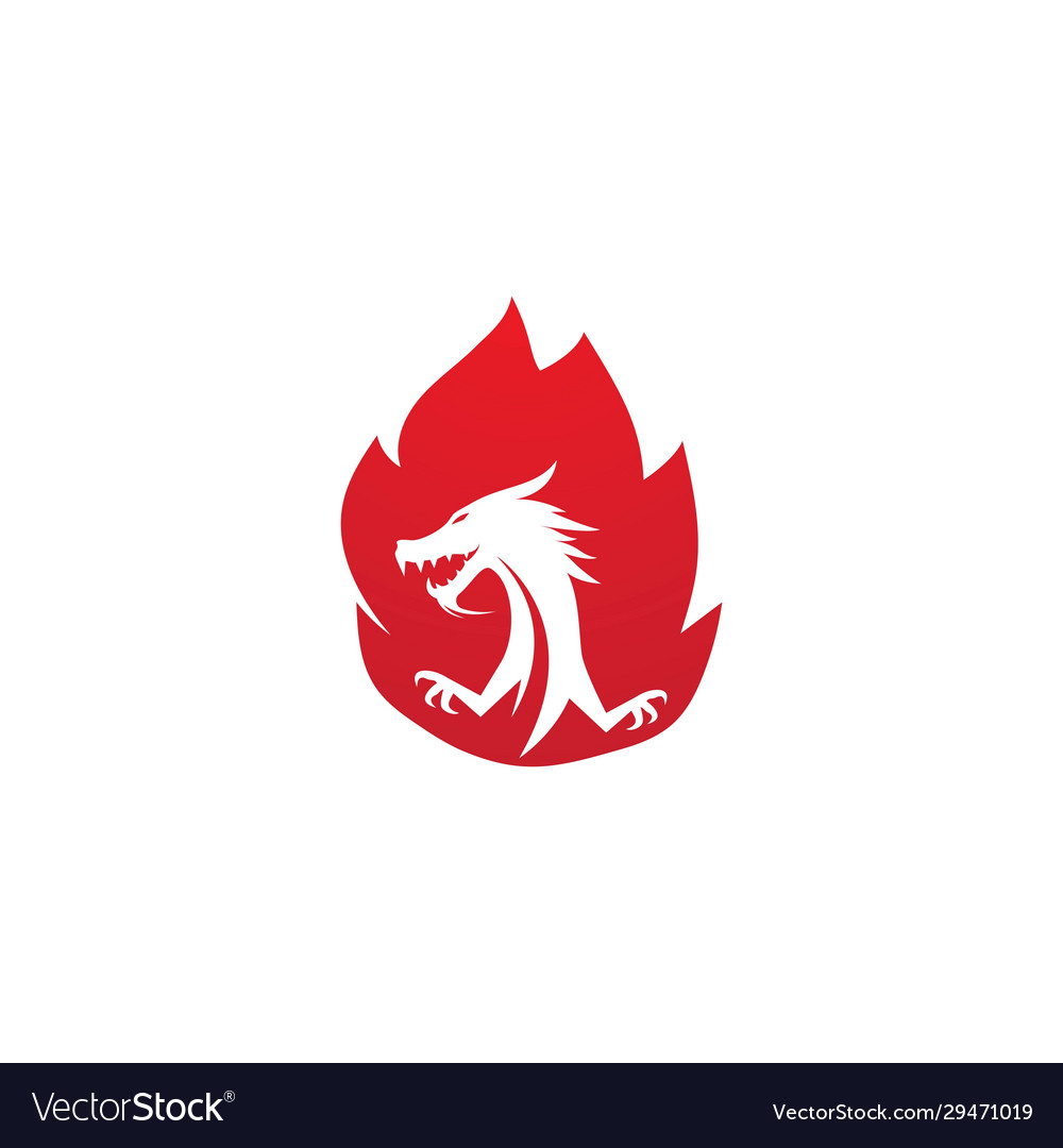 Dragon logo Royalty Free Vector Image - VectorStock