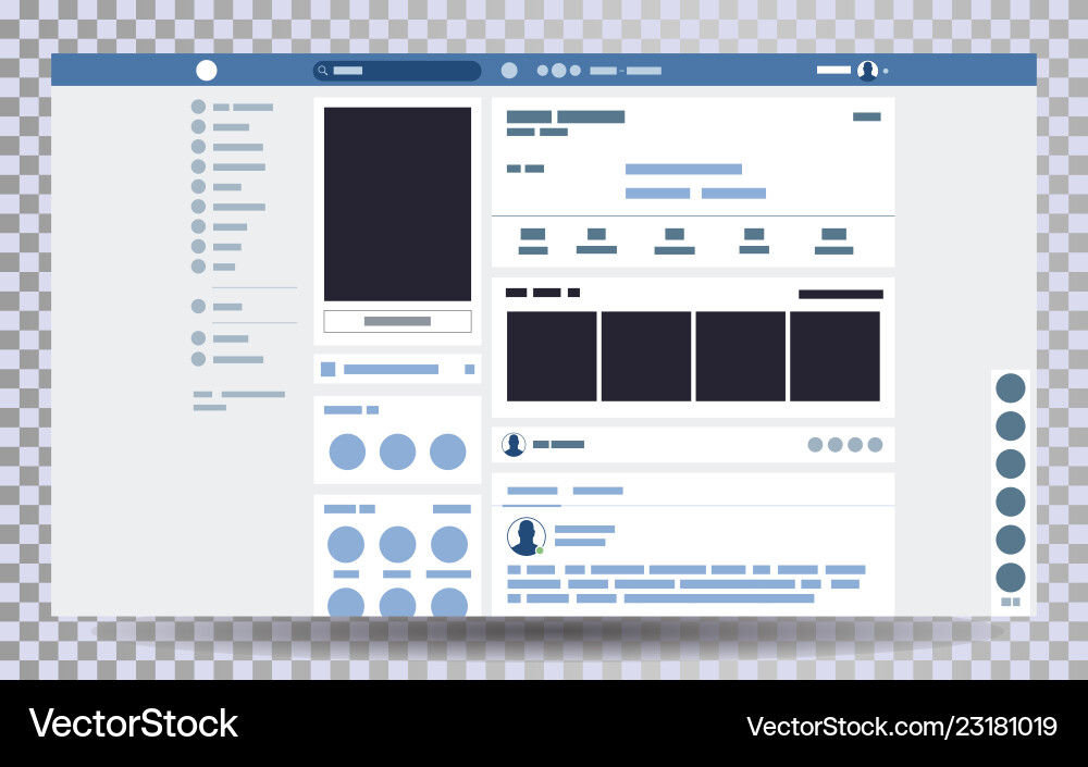 Mock up web page browser Royalty Free Vector Image