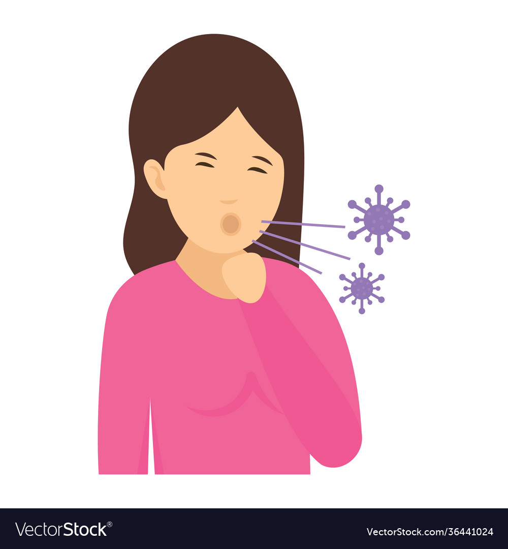 Cough Royalty Free Vector Image - VectorStock