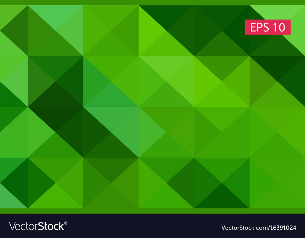 Green abstract geometric background from Vector Image