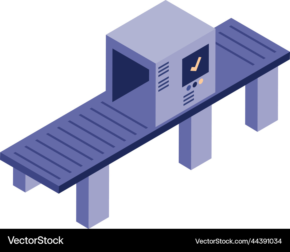 Isometric industry production Royalty Free Vector Image