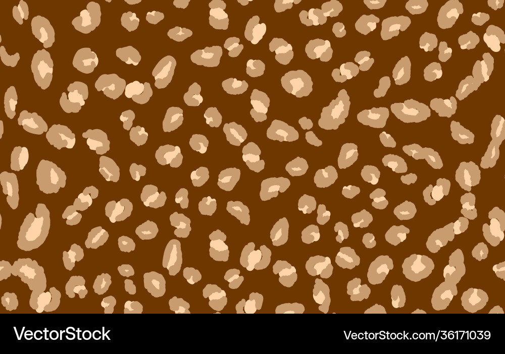 Abstract modern leopard seamless pattern animals Vector Image