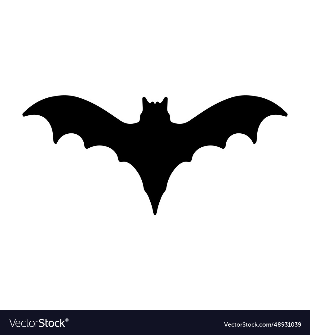 Bat wing logo element Royalty Free Vector Image