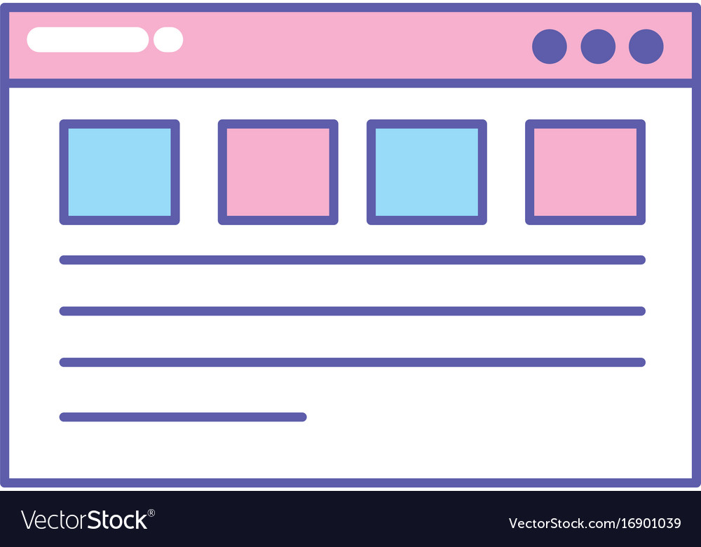 webside page and global technology element vector image webside
