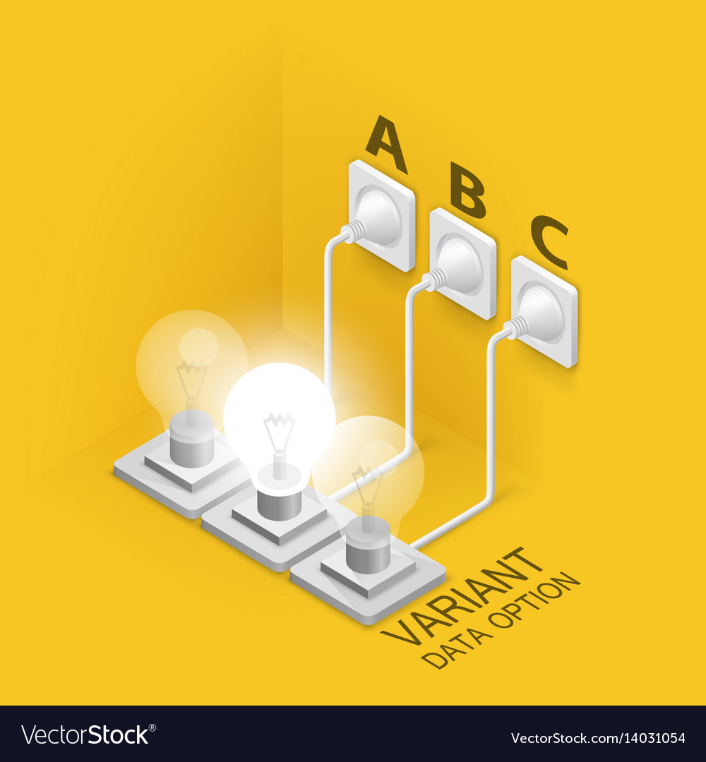 Lamp plugged in Royalty Free Vector Image VectorStock