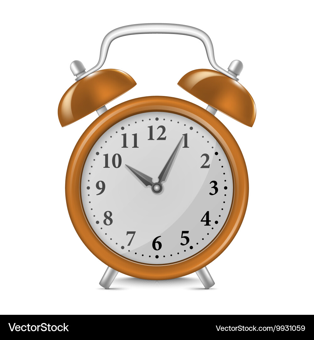 Alarm clock Royalty Free Vector Image - VectorStock