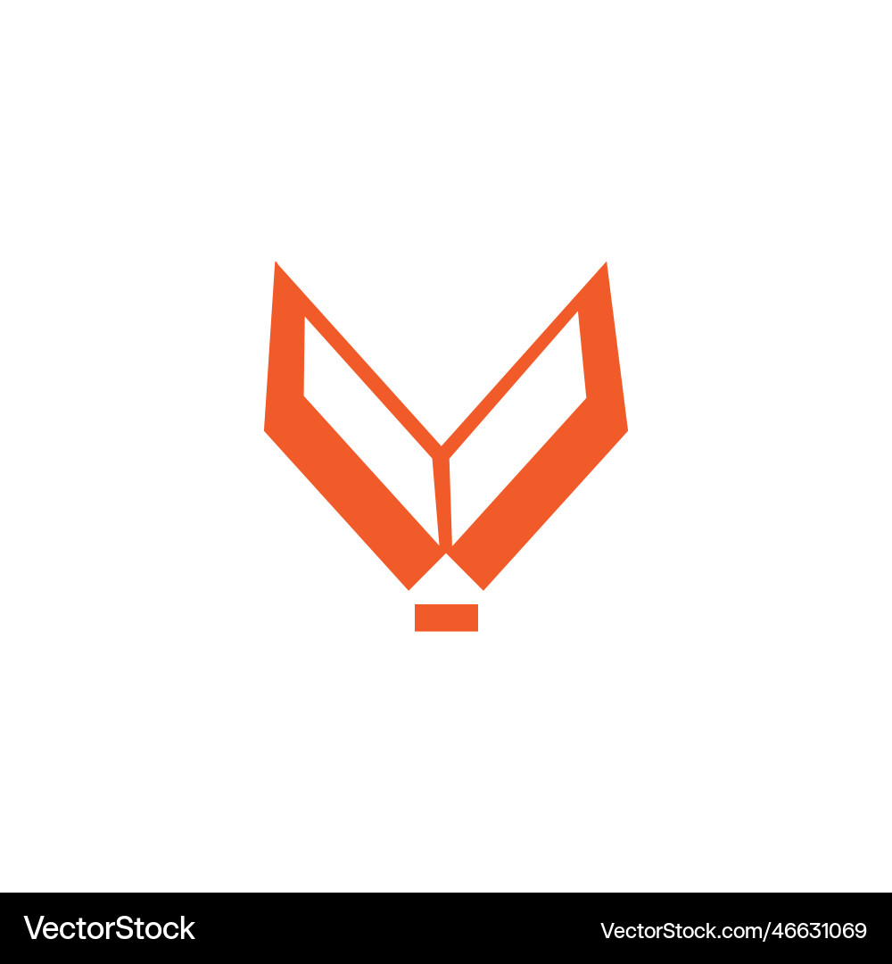 Book Brand Logo Template Design Simple Abstract Vector Image