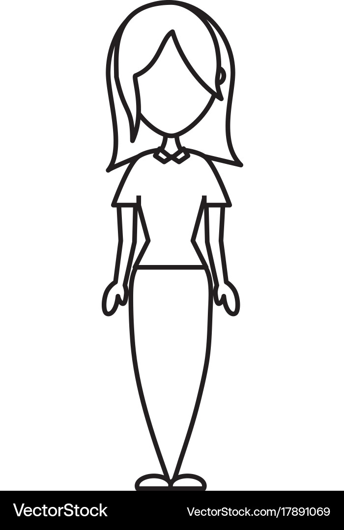 Girl Royalty Free Vector Image - VectorStock