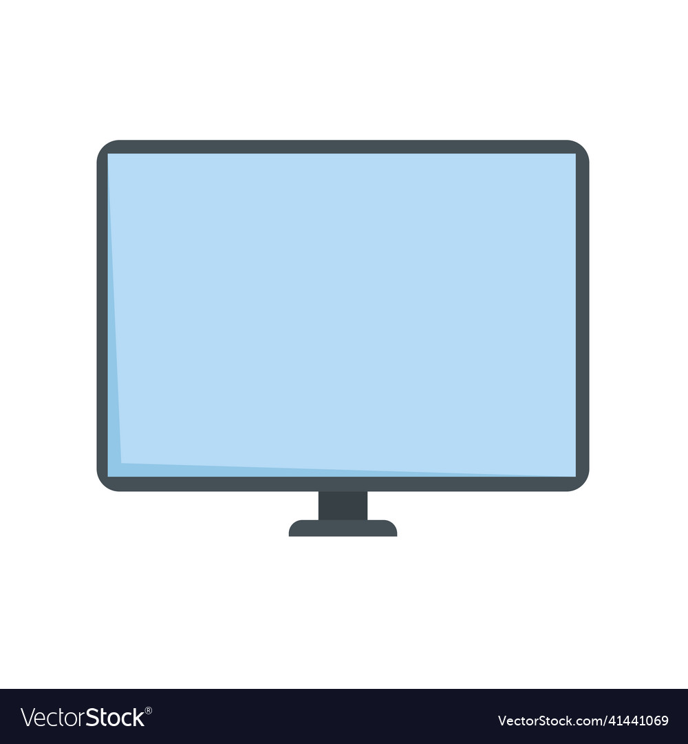 Tv flat screen Royalty Free Vector Image - VectorStock