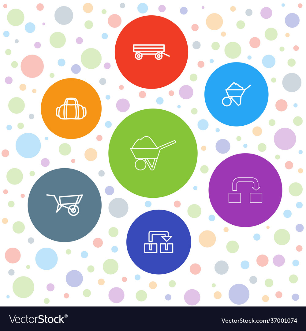 Carry icons Royalty Free Vector Image - VectorStock