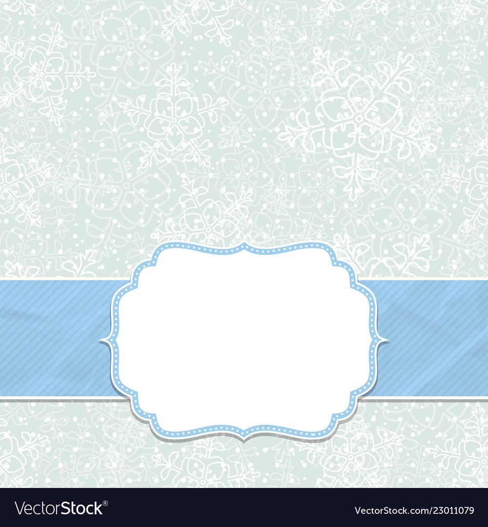 This is a christmas and new year frame vector image This is a christmas and new year frame