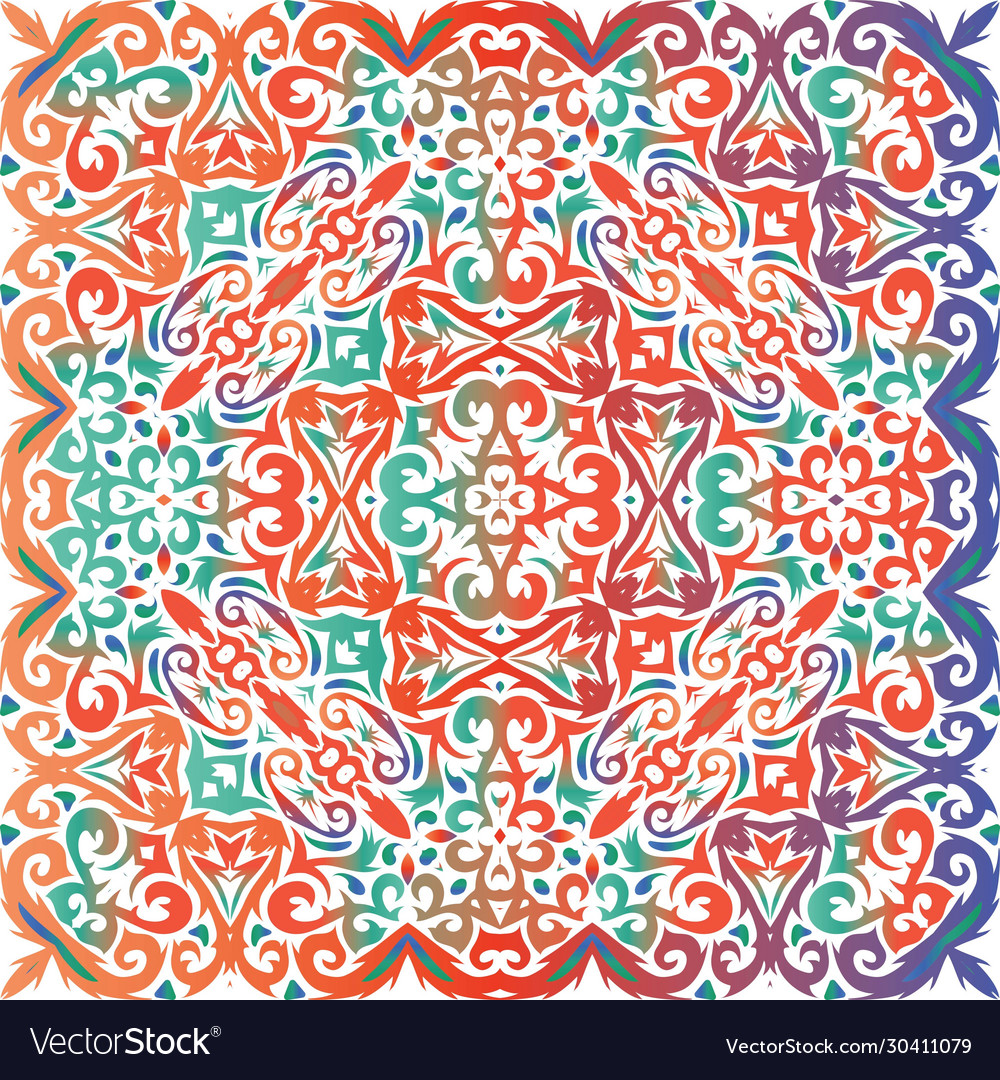 Traditional ornate mexican talavera Royalty Free Vector