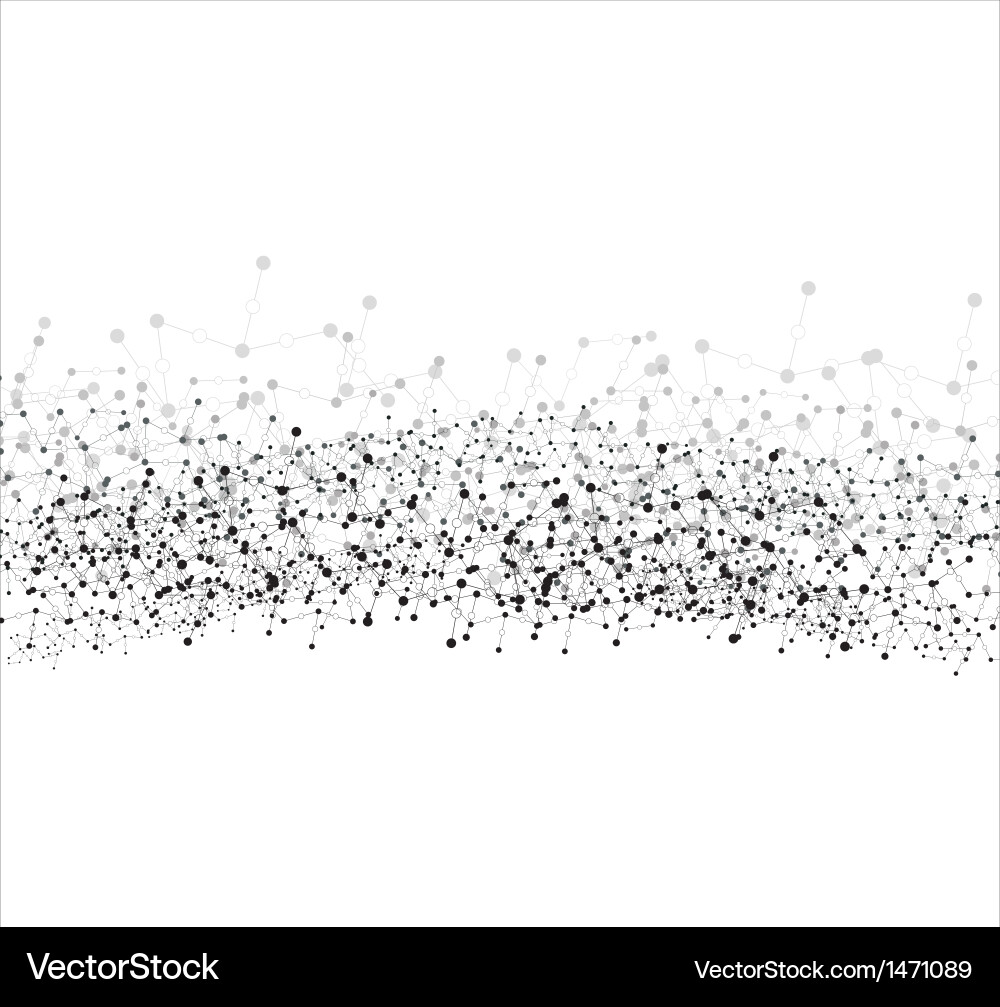Abstract molecular structure background Royalty Free Vector