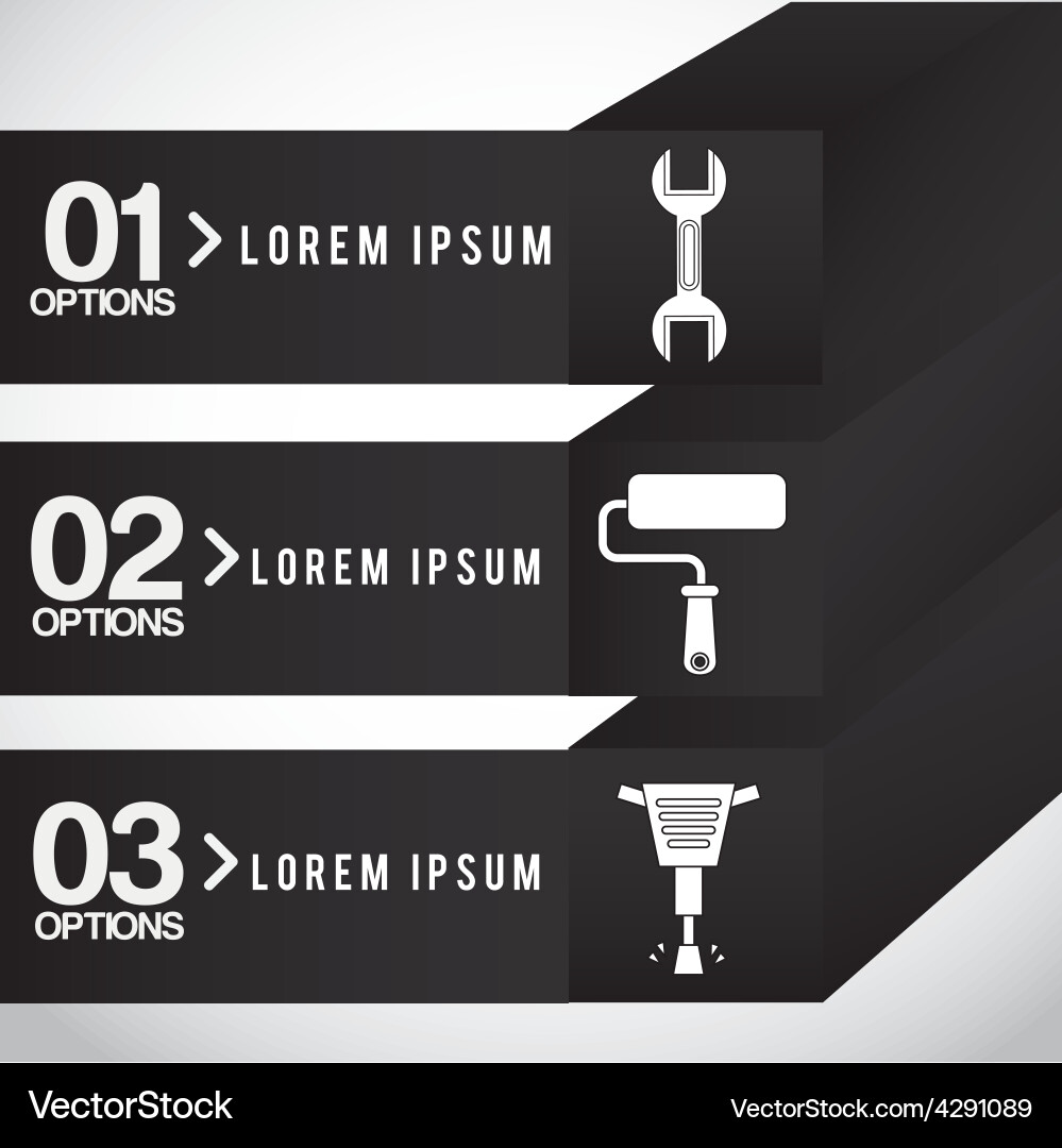 Construction infographic Royalty Free Vector Image