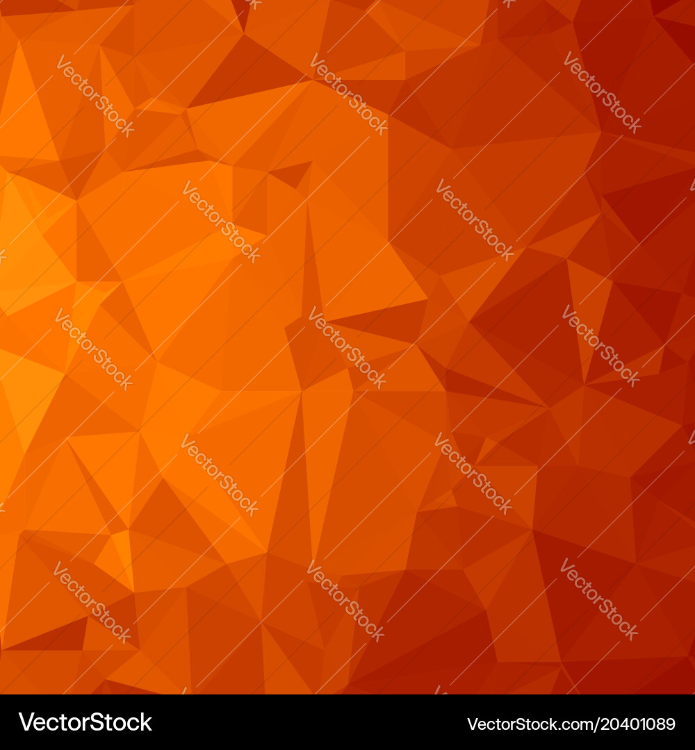 Red polygonal background triangular pattern low Vector Image