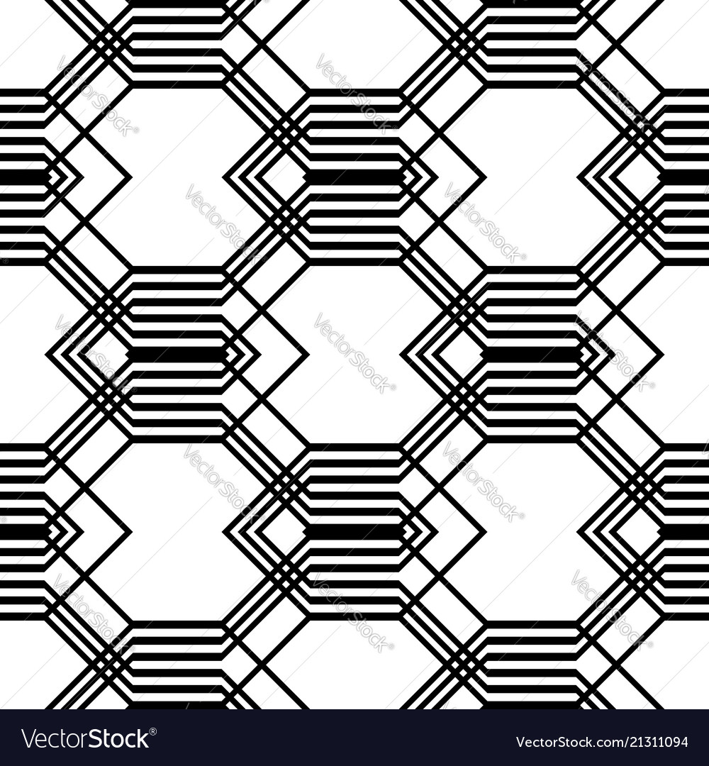 Design seamless monochrome grating pattern Vector Image