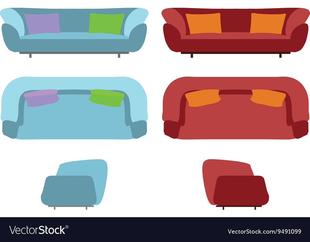 Big sofas set furniture for your interior design