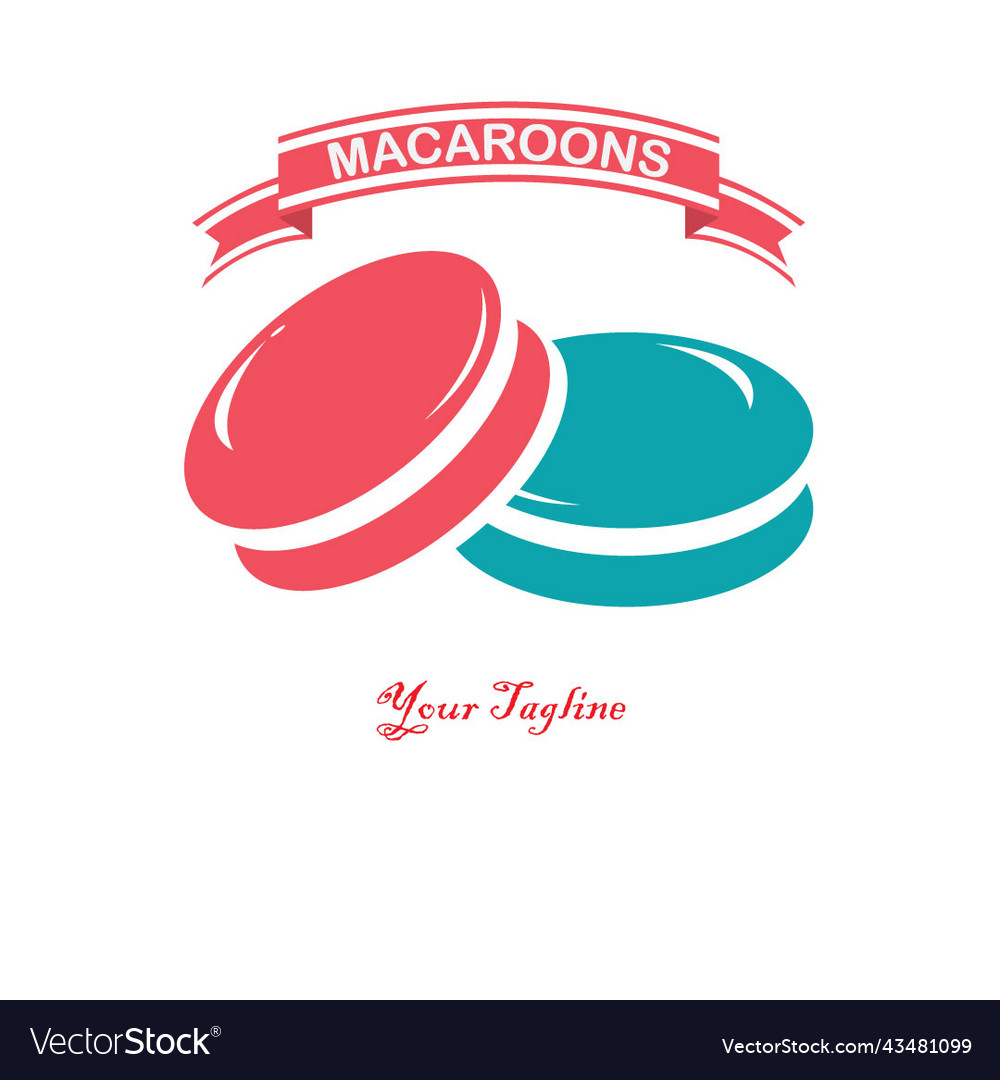 Macaroon logo Royalty Free Vector Image - VectorStock