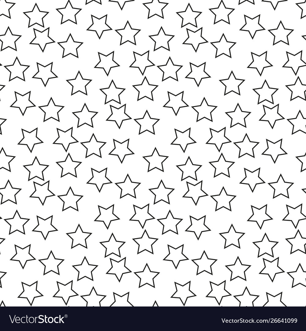 Seamless texture a stars flat Royalty Free Vector Image