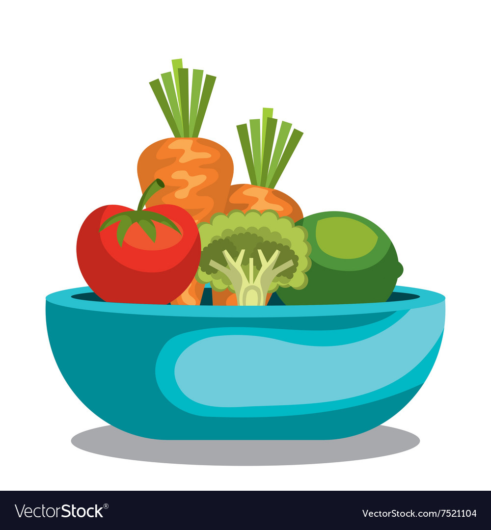 Healthy food design Royalty Free Vector Image - VectorStock