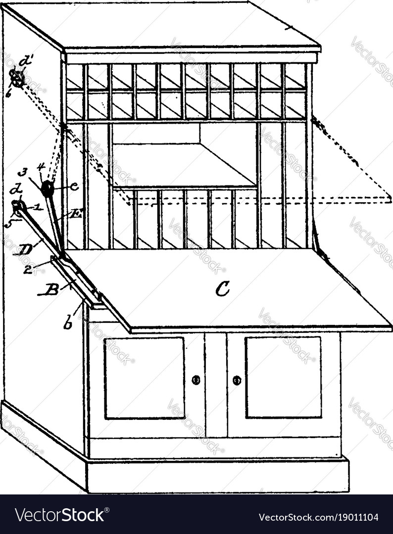 Multi Level Desk Vintage