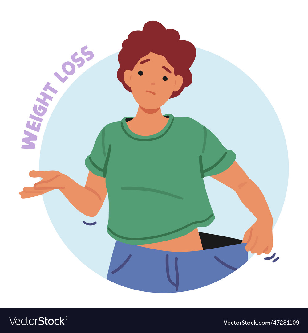 Female Experience Unintentional Weight Loss Can Vector Image female-experience-unintentional-weight-loss-can-vector-image