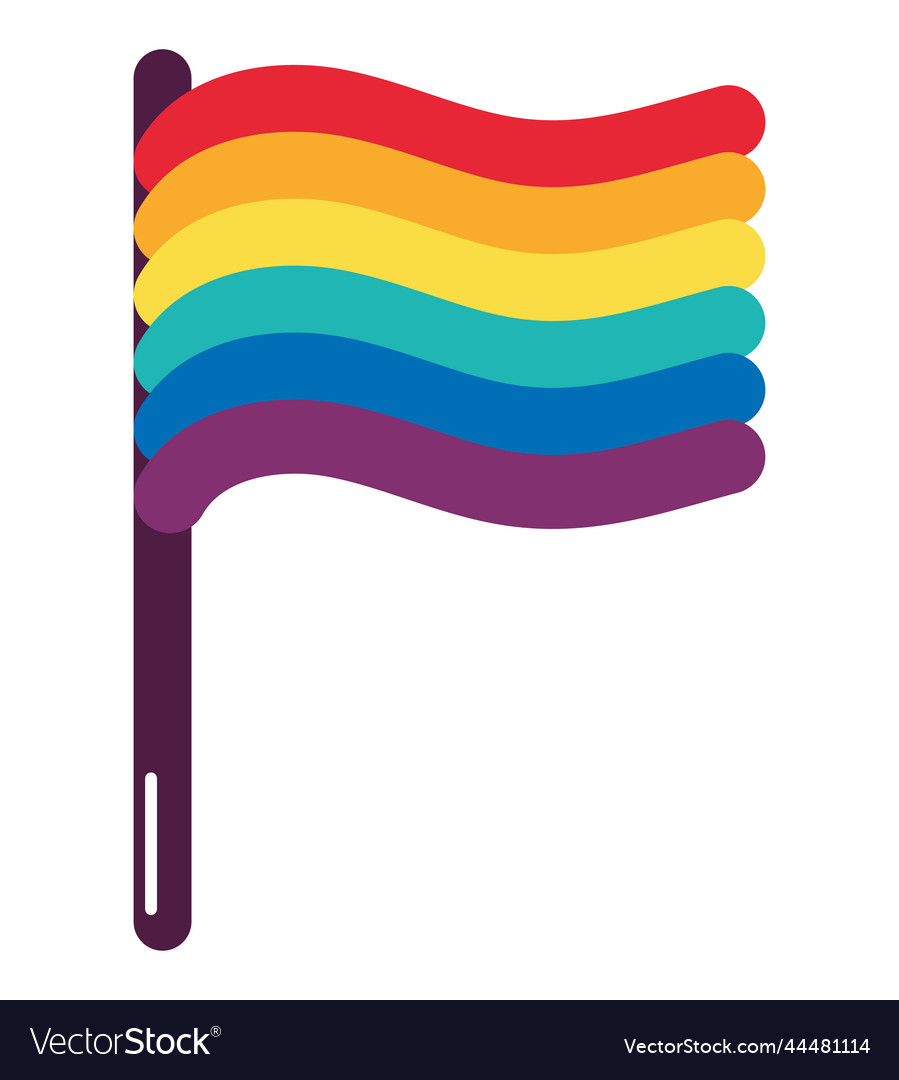 Lgbtiq flag design Royalty Free Vector Image - VectorStock