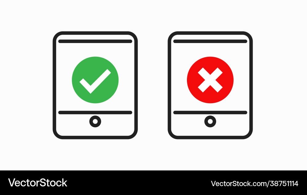 Tablet icon set Royalty Free Vector Image - VectorStock