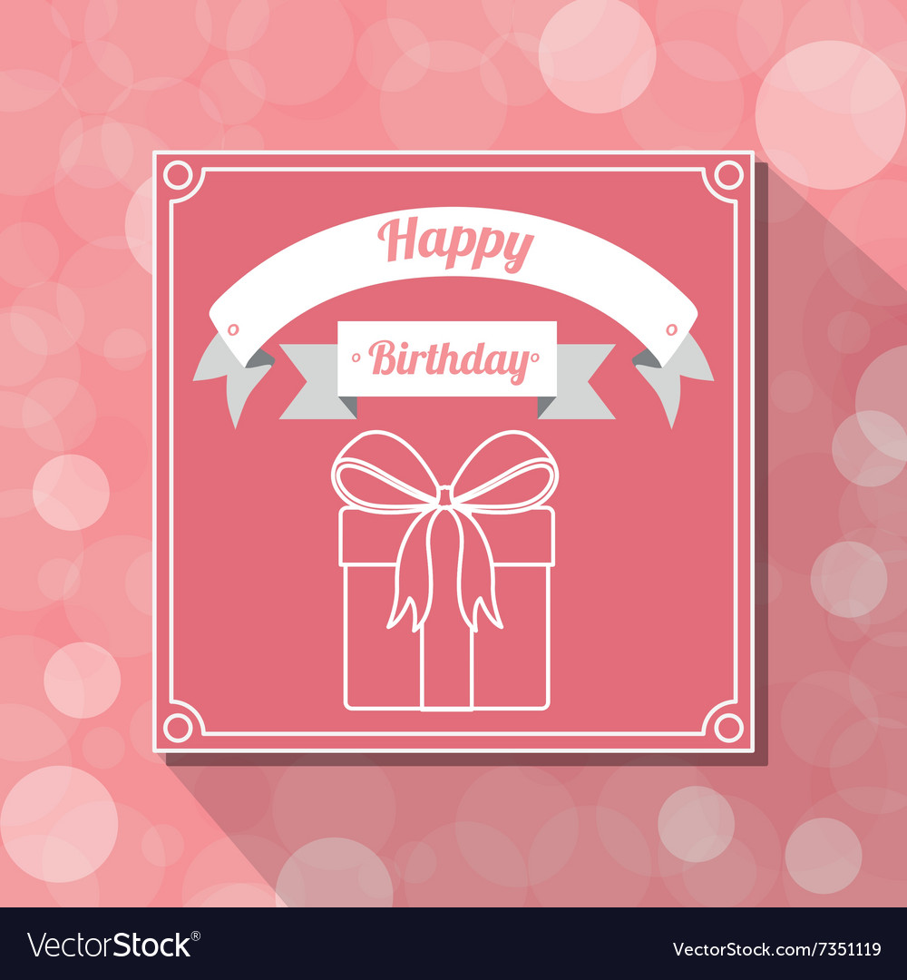 Happy birthday design Royalty Free Vector Image