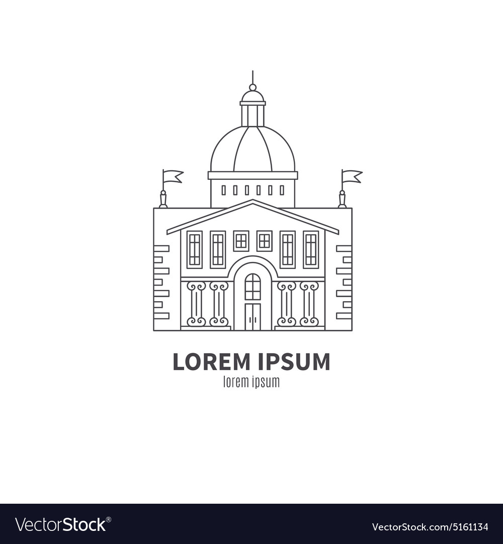 Parliament Building Royalty Free Vector Image - VectorStock