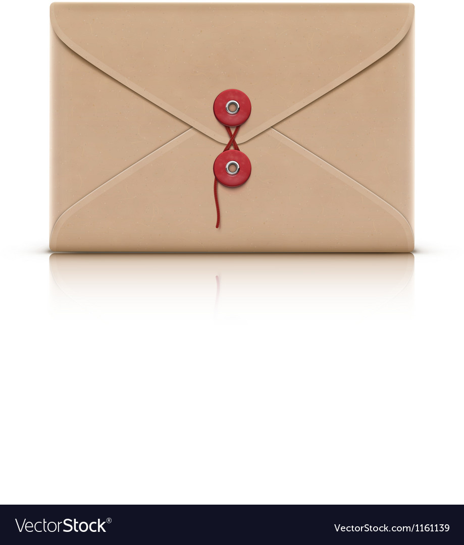 Manila envelope Royalty Free Vector Image VectorStock