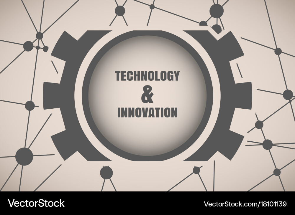 Molecule and communication background Royalty Free Vector
