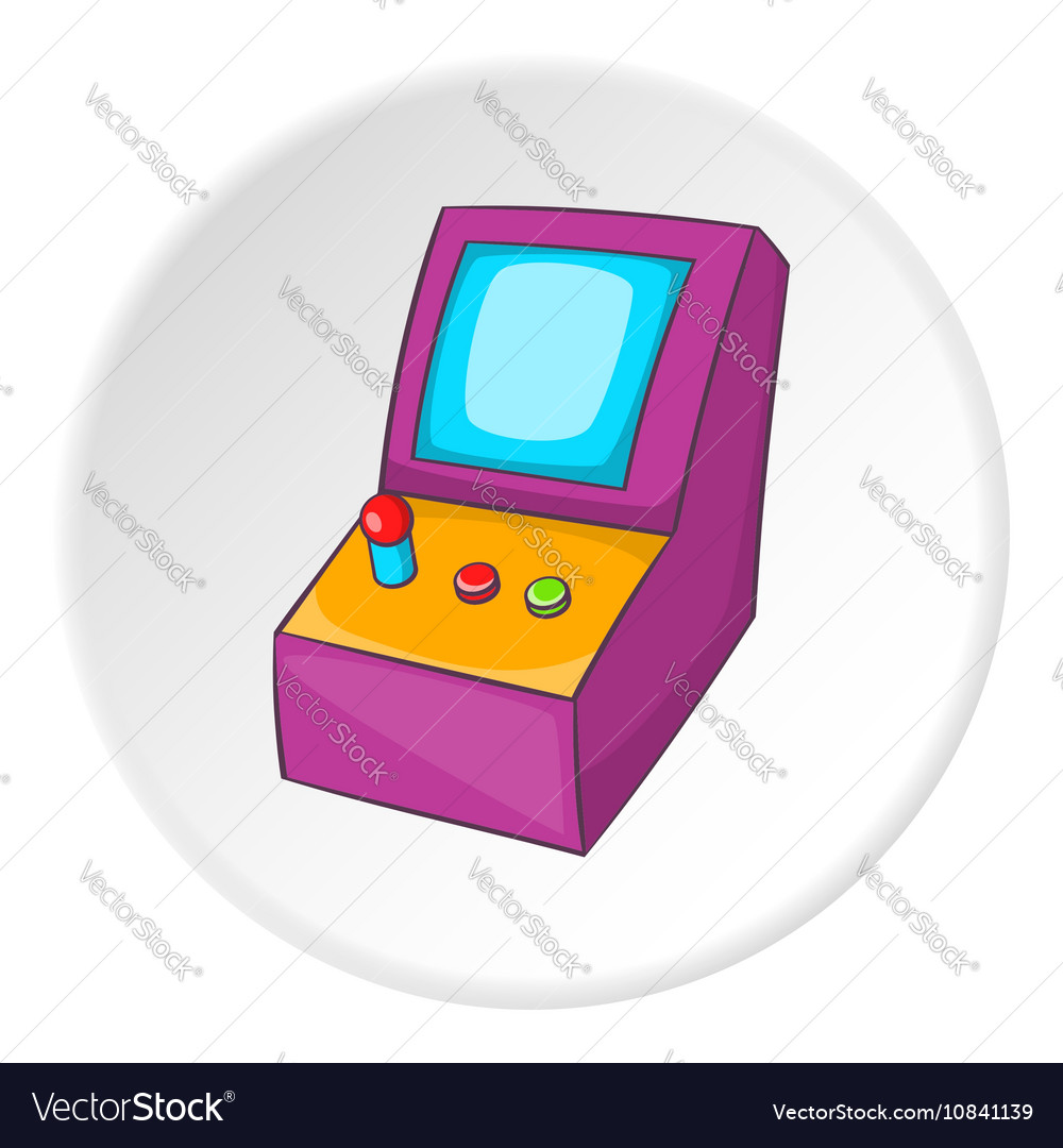 Slot Machine Icon Cartoon Style Royalty Free Vector Image