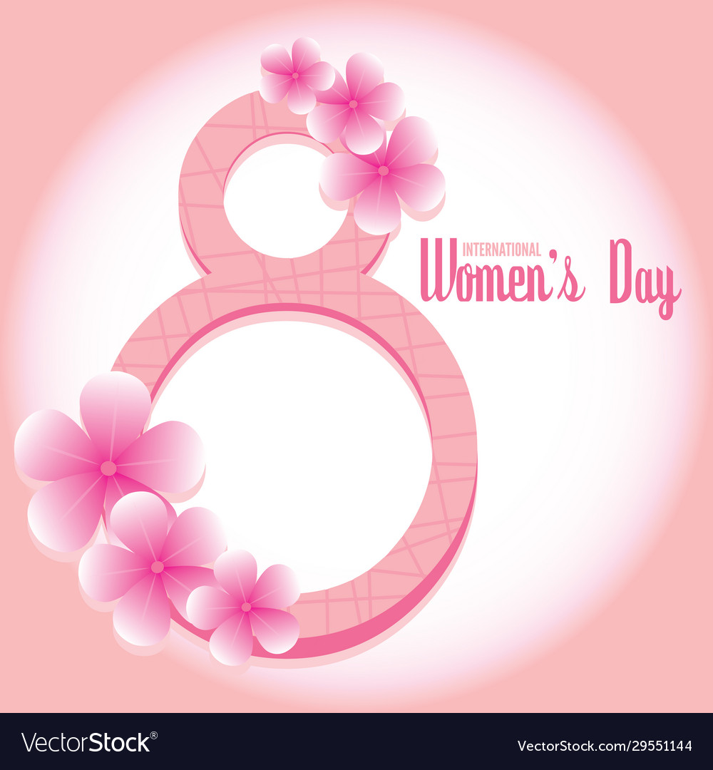 Womens day card Royalty Free Vector Image - VectorStock