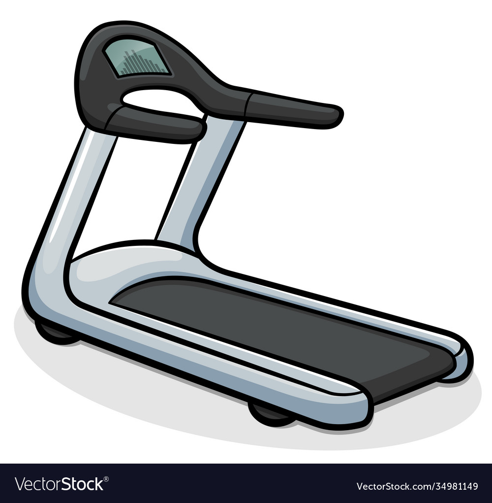 Treadmill Running Machine Royalty Free Vector Image