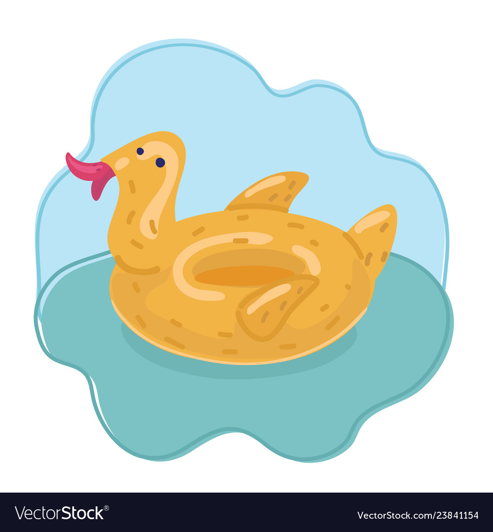 inflatable duck ring