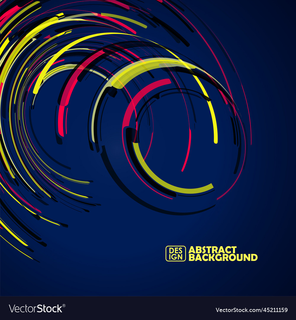 Futuristic Abstract Shape Royalty Free Vector Image