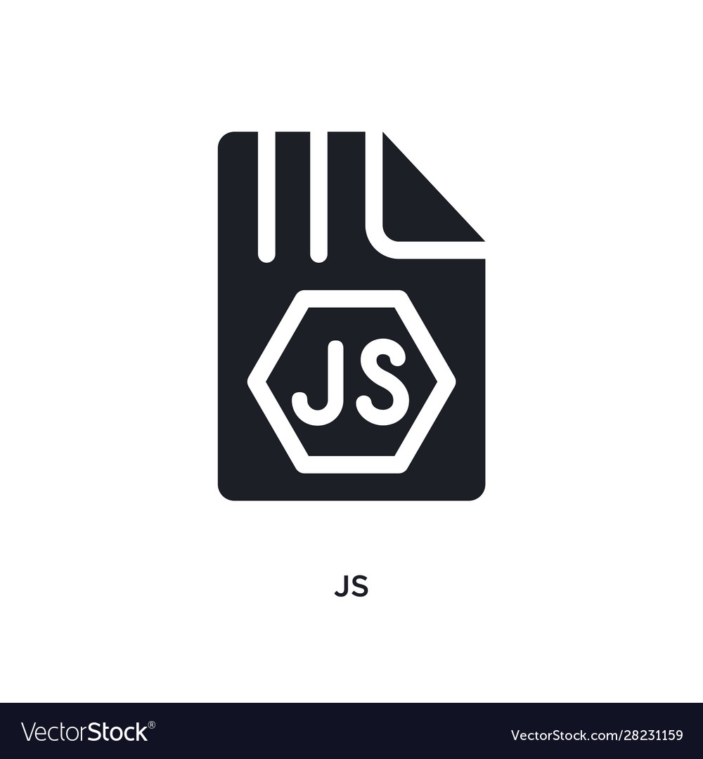 Js isolated icon simple element from programming Vector Image