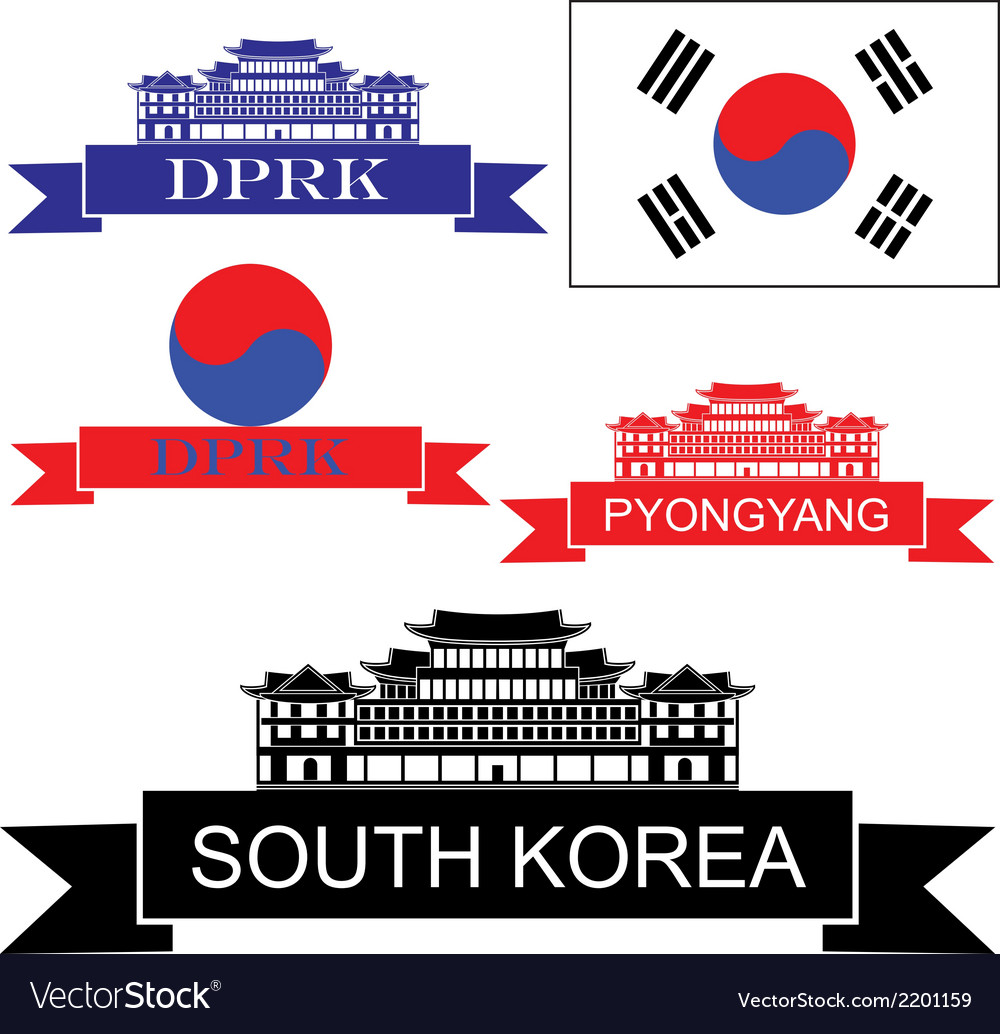 South korea Royalty Free Vector Image - VectorStock