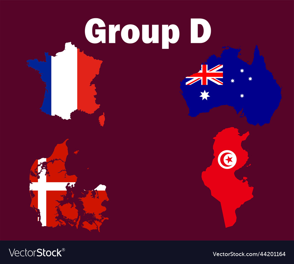 Australia vs france denmark Tunisia match Vector Design 13812483