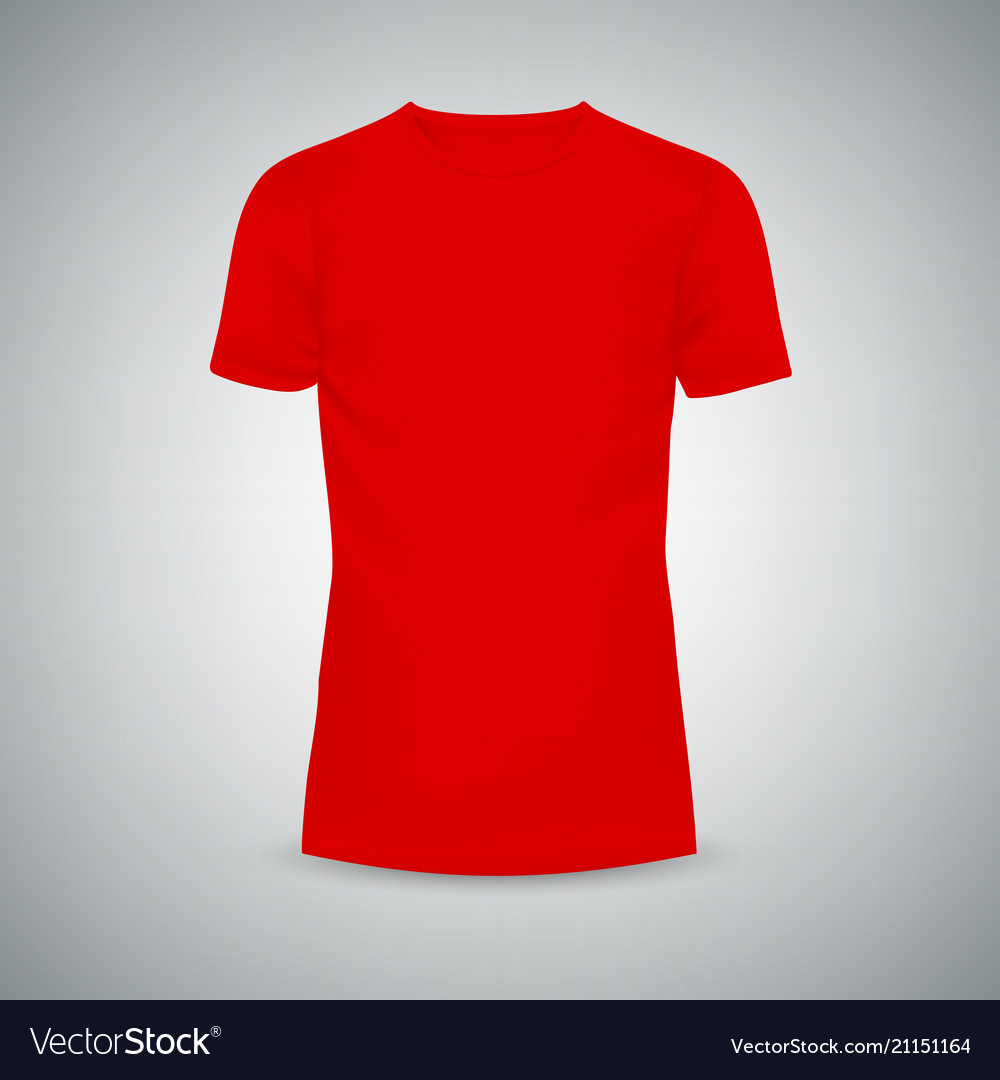 Download Male t-shirt template mockup Royalty Free Vector Image