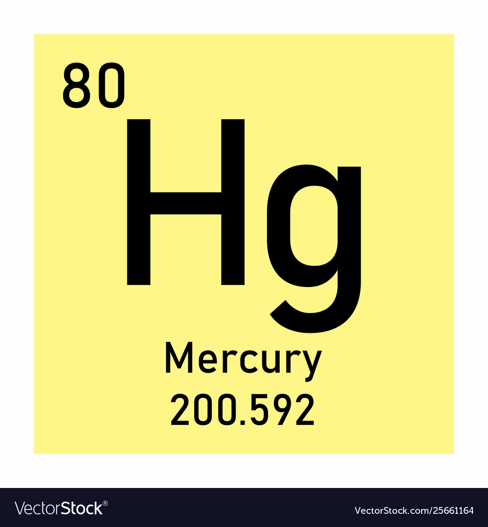 mercury element symbol hg