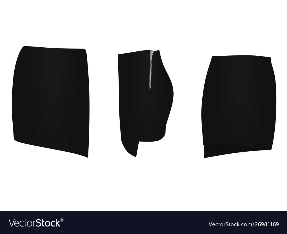 mini skirt vector