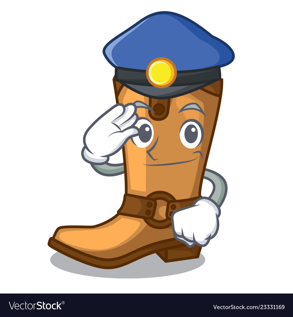 police cowboy boots