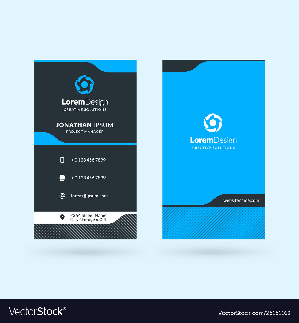 glossy double sided business cards