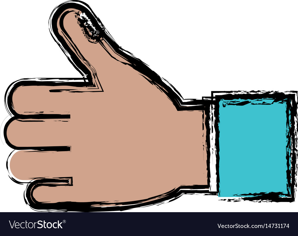 Human Hand Icon Royalty Free Vector Image - Vectorstock