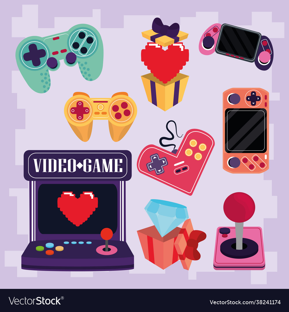 Video games Royalty Free Vector Image - VectorStock