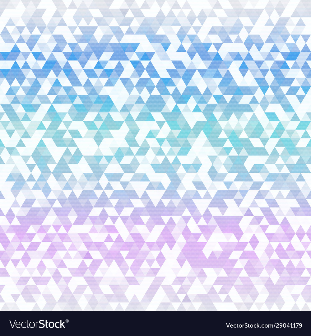 Pastel color triangle pattern Royalty Free Vector Image