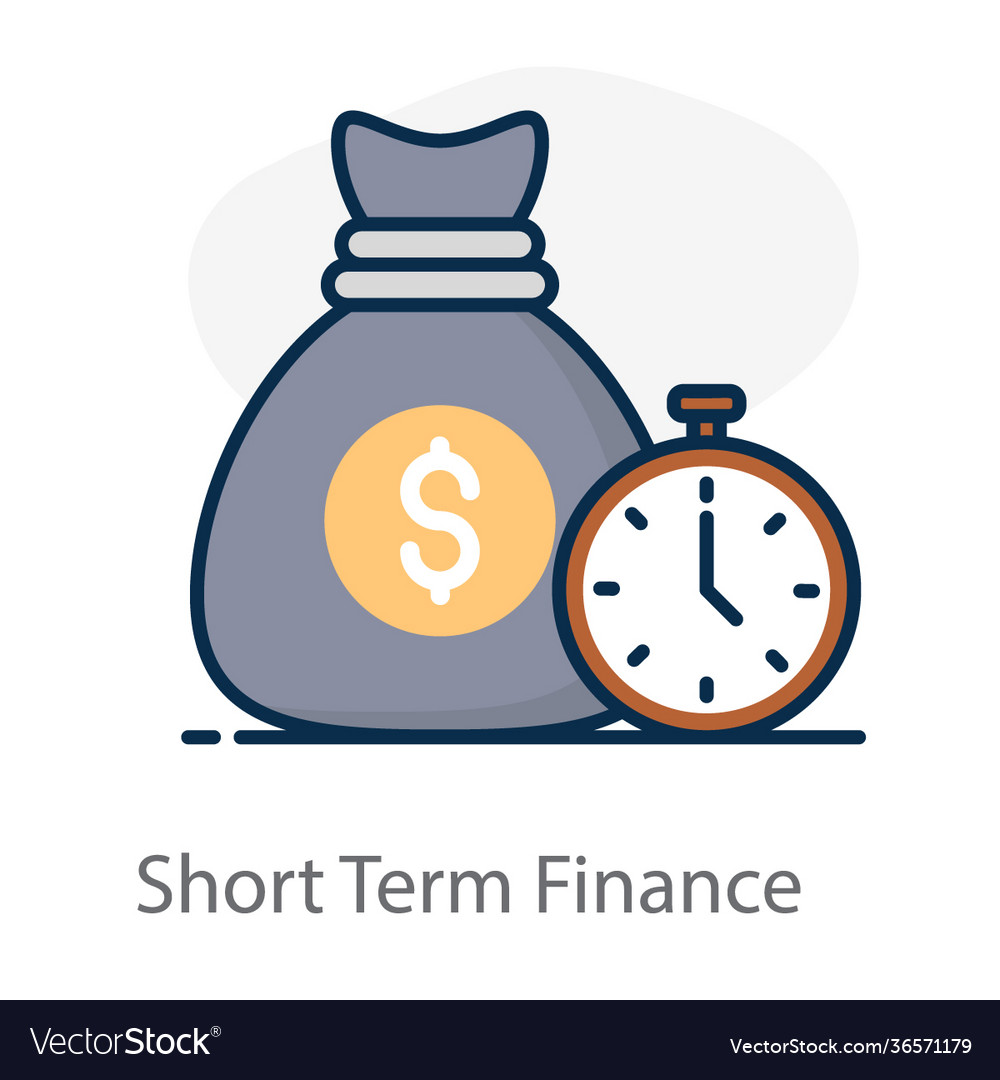 short-term-finance-royalty-free-vector-image-vectorstock